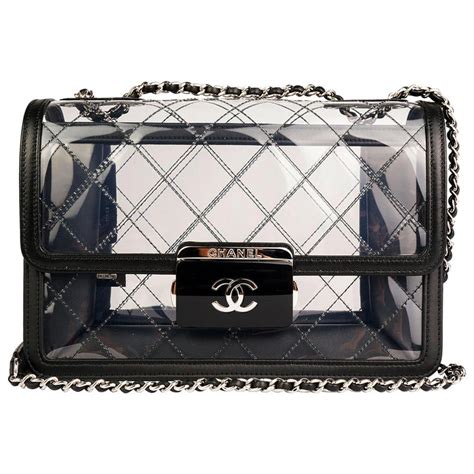 chanel transparent bag|original chanel bag price.